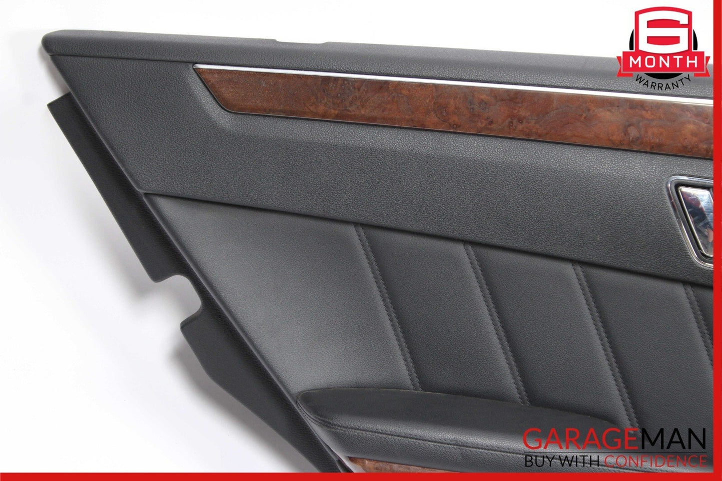 10-13 Mercedes W212 E350 E400 E550 Rear Left Side Interior Door Panel Black