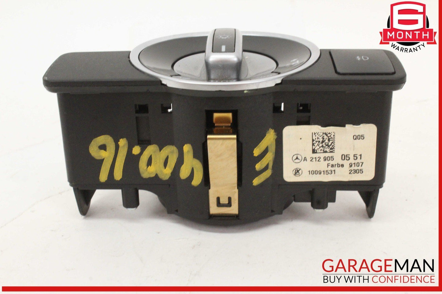 08-20 Mercedes W207 E400 C250 Headlight Fog Light Switch Control Module OEM