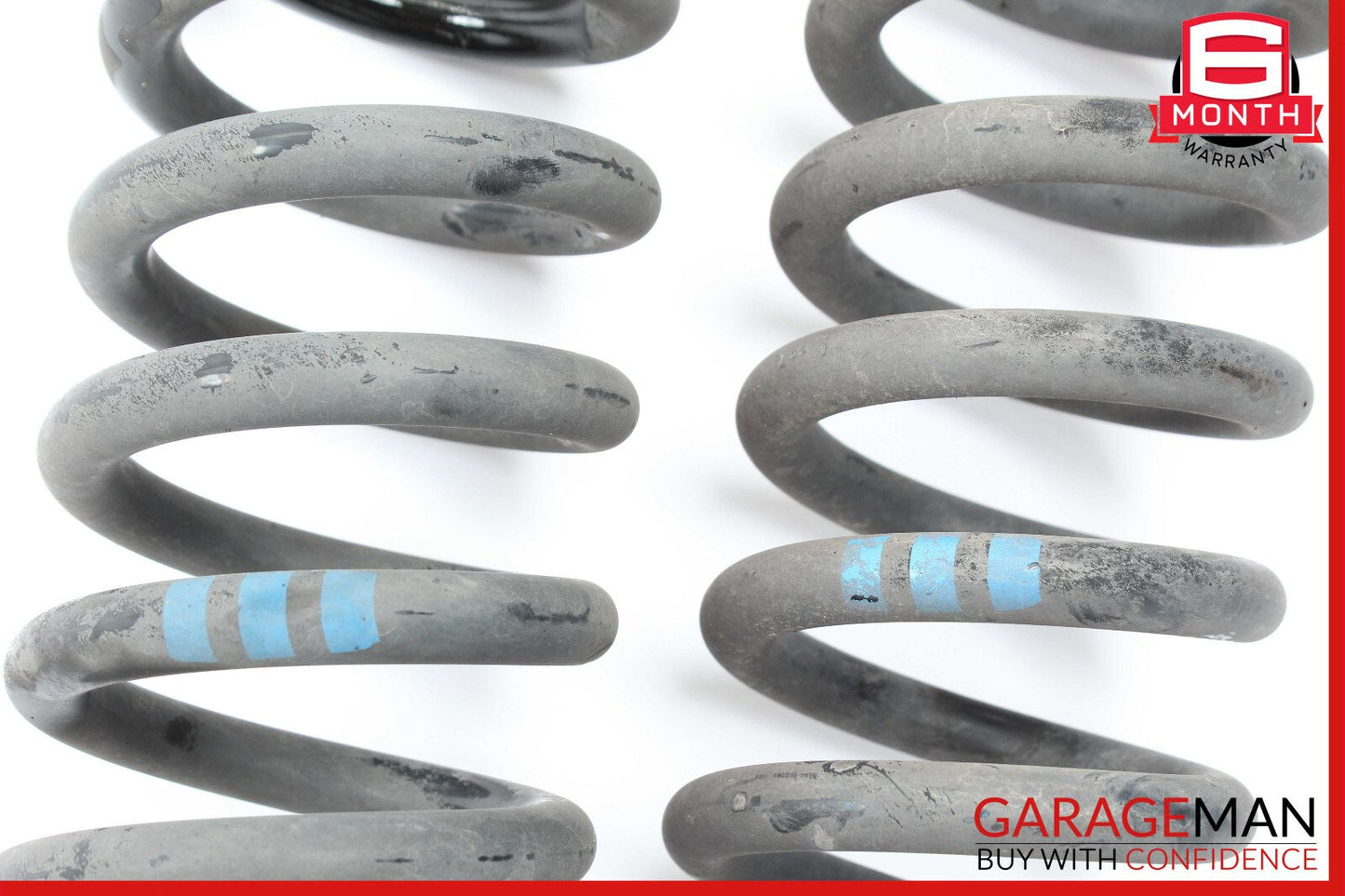 01-07 Mercedes W203 C230 Rear Left & Right Shock Absorber Coil Spring Set of 2