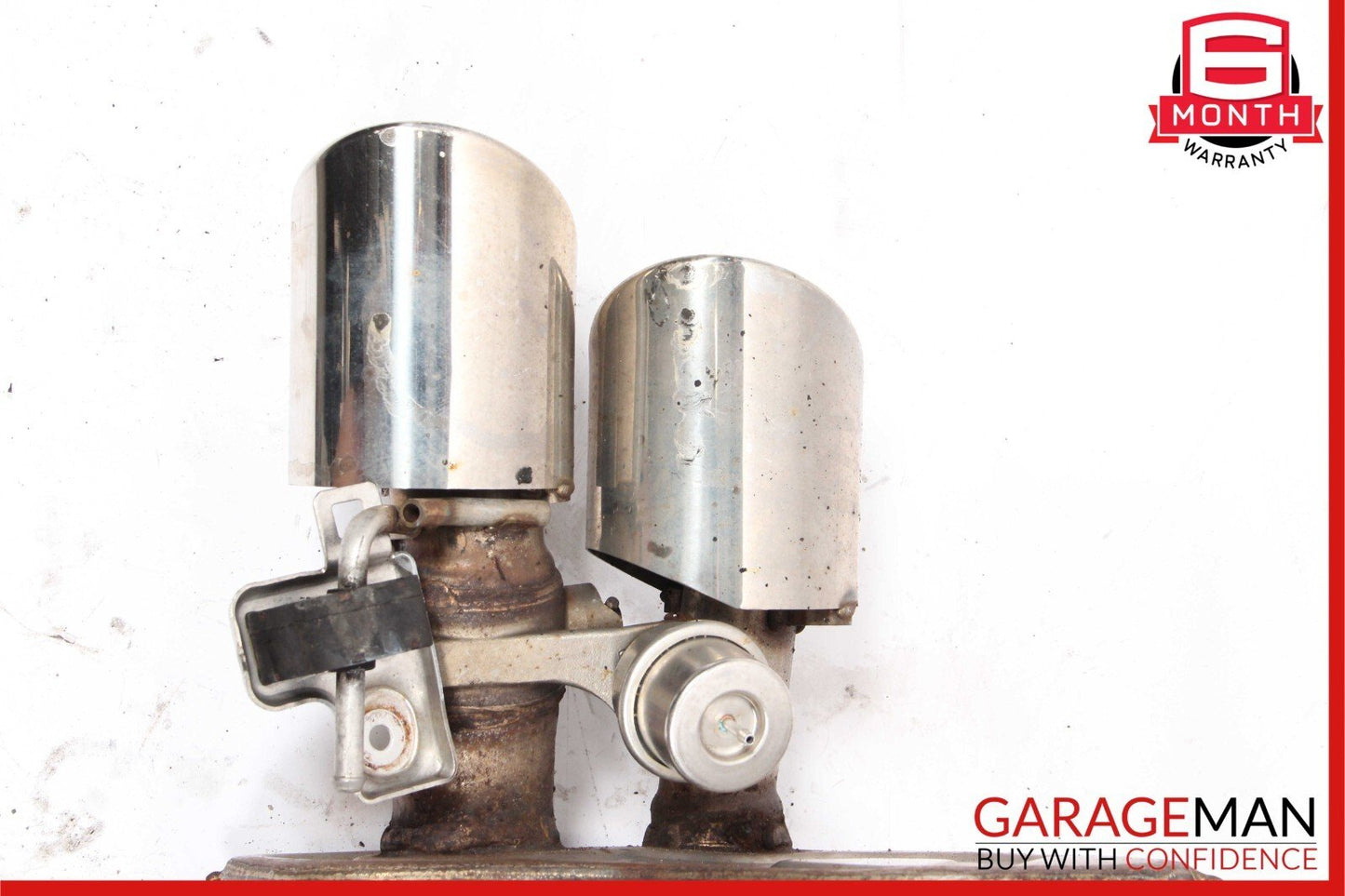 14-17 Maserati Ghibli Rear Left Driver Side Exhaust Muffler Dual Tip OEM