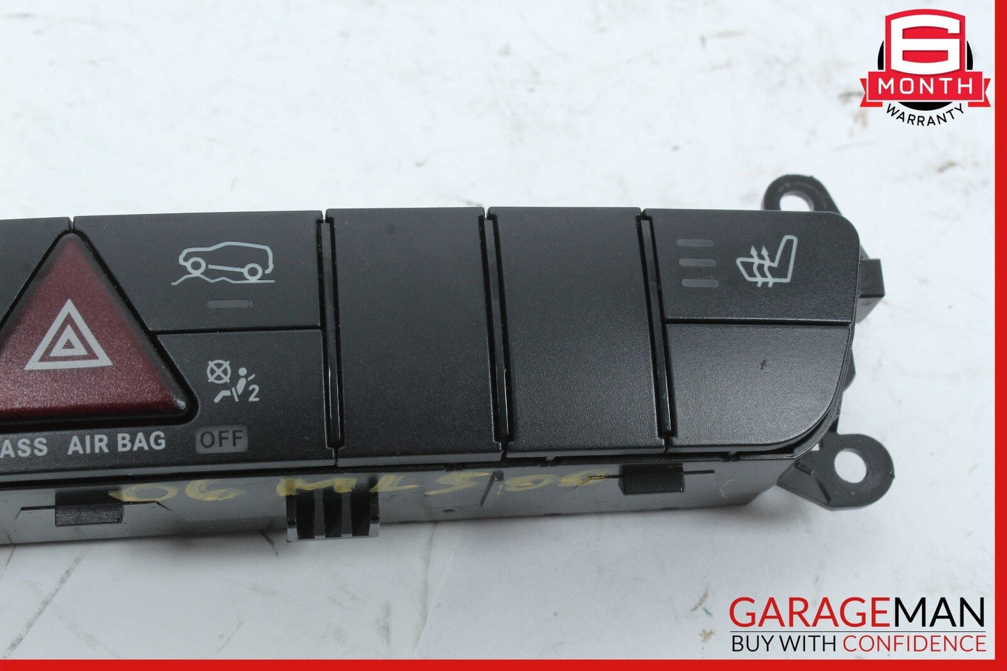 06-12 Mercedes W164 ML500 GL450 Dash Hazard Heated Seats ESP Control Panel OEM