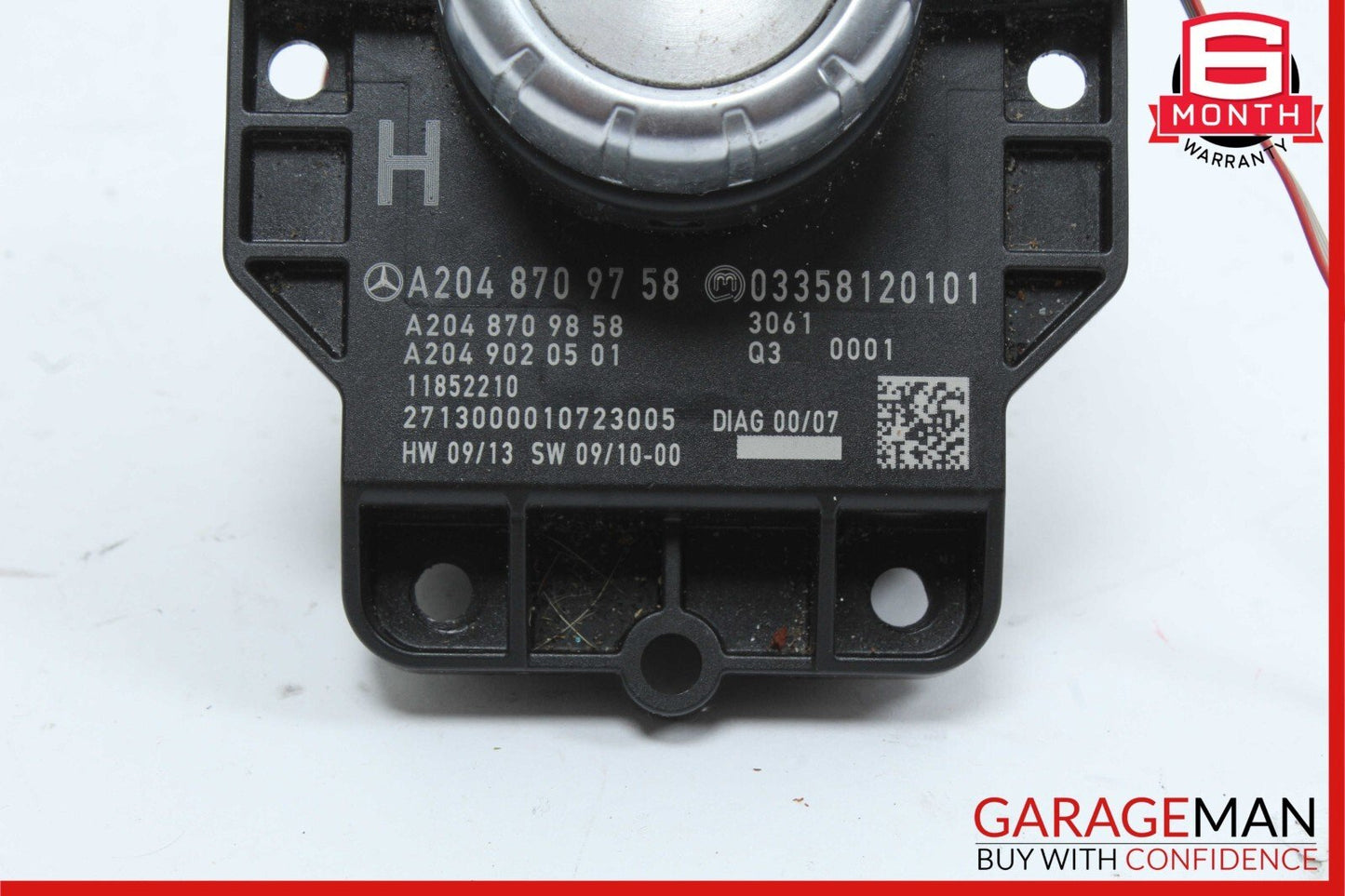 12-15 Mercedes W212 E350 C250 Console Head Unit Controller Knob Multi Switch OEM