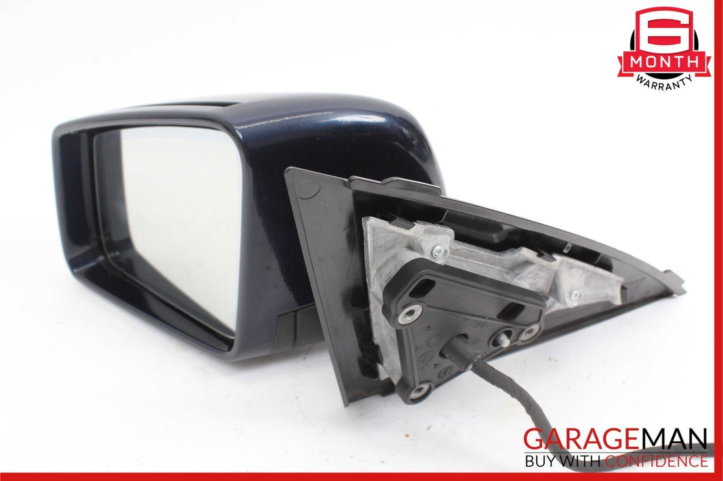 12-14 Mercedes W204 C250 Front Left Side Mirror Door Rear View Glass Blue OEM