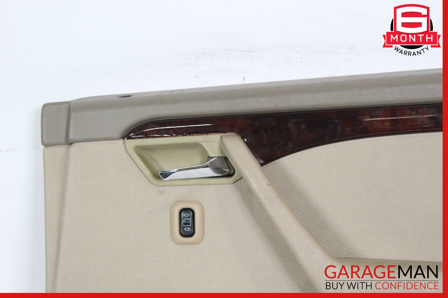 96-97 Mercedes W202 C280 Rear Right Side Interior Door Panel Cover OEM