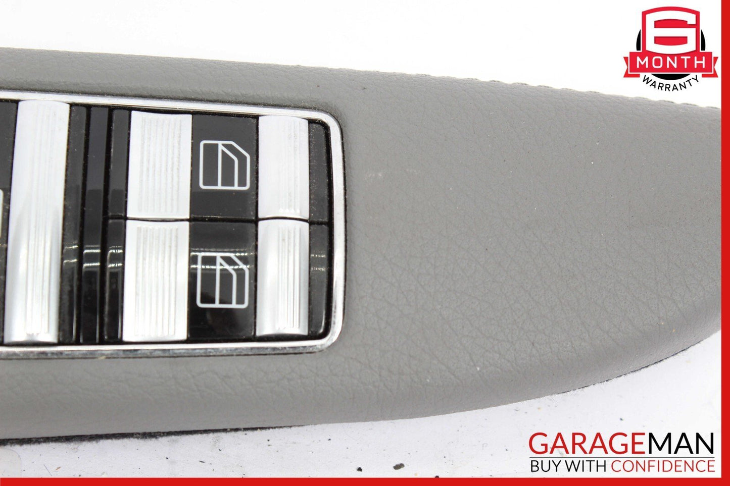 07-13 Mercedes W221 S550 Rear Right Side Door Window Switch Control Trim Grey