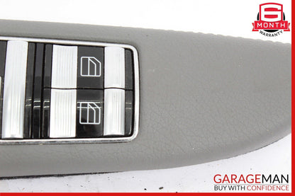 07-13 Mercedes W221 S550 Rear Right Side Door Window Switch Control Trim Grey