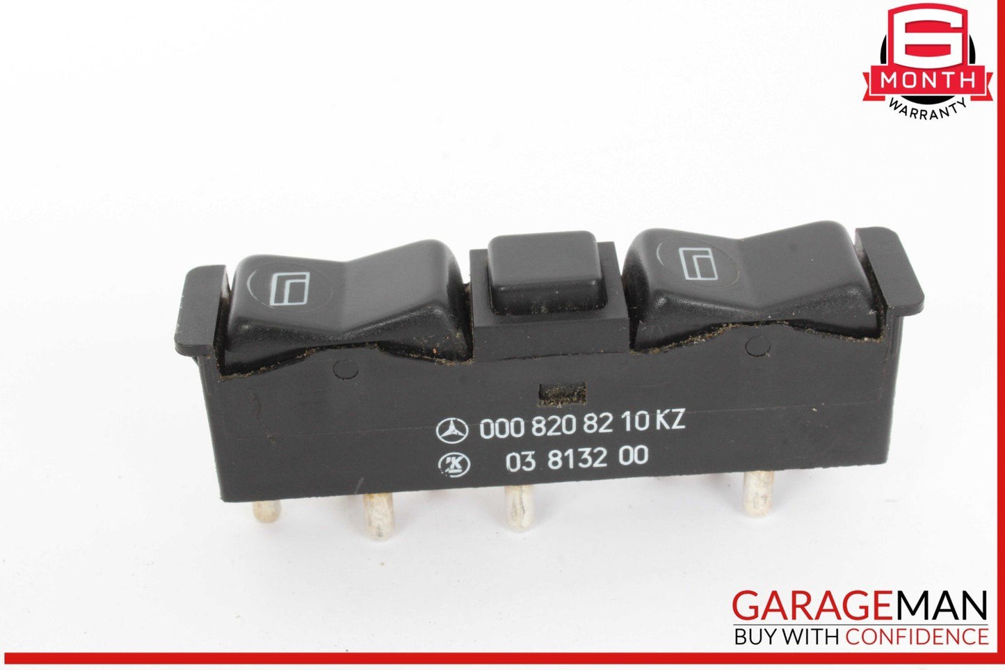 84-93 Mercedes W201 190E 190D Front Left Driver Side Window Control Switch OEM
