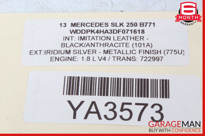 08-18 Mercedes GLK350 C250 SLK250 SLK350 Front Right Side Door Control Module