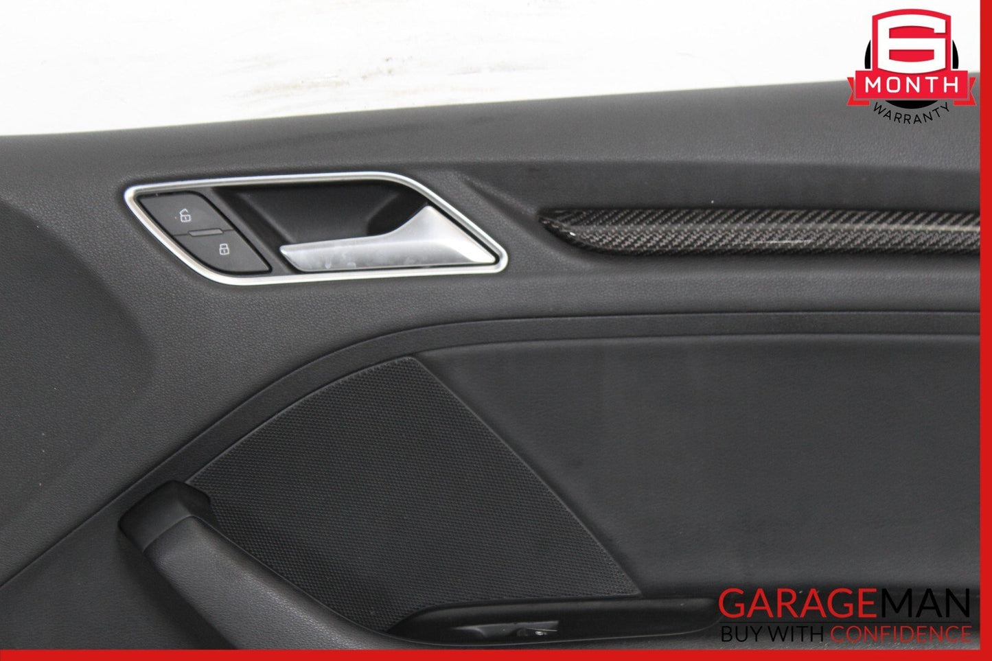 15-20 Audi A3 S3 Front Right Passenger Side Door Panel Black OEM