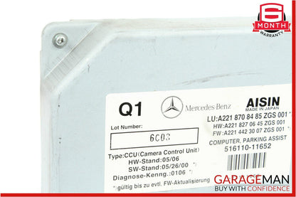 07-14 Mercedes W221 S550 CL550 Rear View Backup Camera Control Controller Module