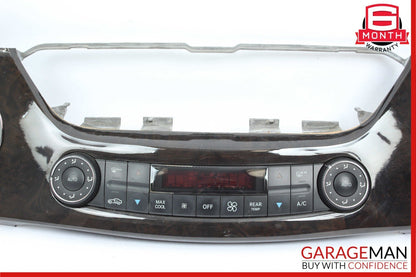 06-11 Mercedes W219 CLS500 Center Dash Climate Control Trim Bezel Panel Assembly