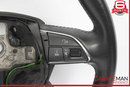 13-16 Audi A4 Front Left Driver Side Steering Wheel Black 4L0419091AC OEM