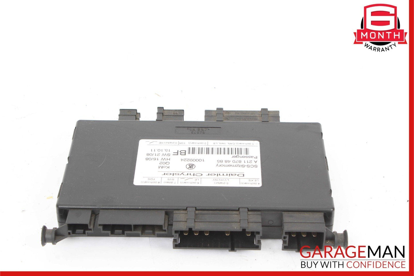 03-12 Mercedes X164 GL450 CLS550 CLS63 AMG Front Right Seat Control Module Unit