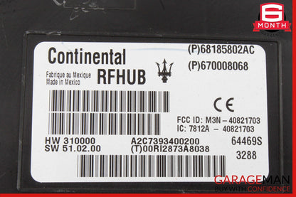 14-17 Maserati Ghibli Passive Entry Hub Control Module ECU OEM
