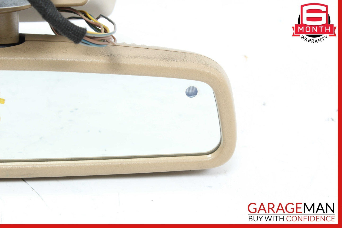 07-09 Mercedes W221 S550 Interior Top Upper Rear View Inside Dim Mirror Brown