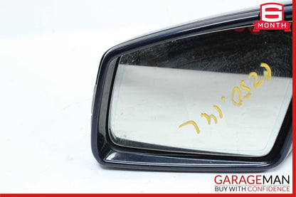 12-14 Mercedes W204 C250 C300 Front Left Side Mirror Door Rear View Blue OEM
