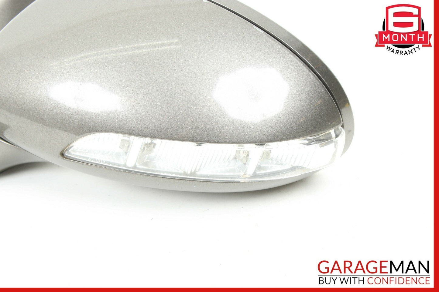 06-08 Mercedes W219 CLS500 Front Left Driver Side Mirror Door Rear View Grey OEM