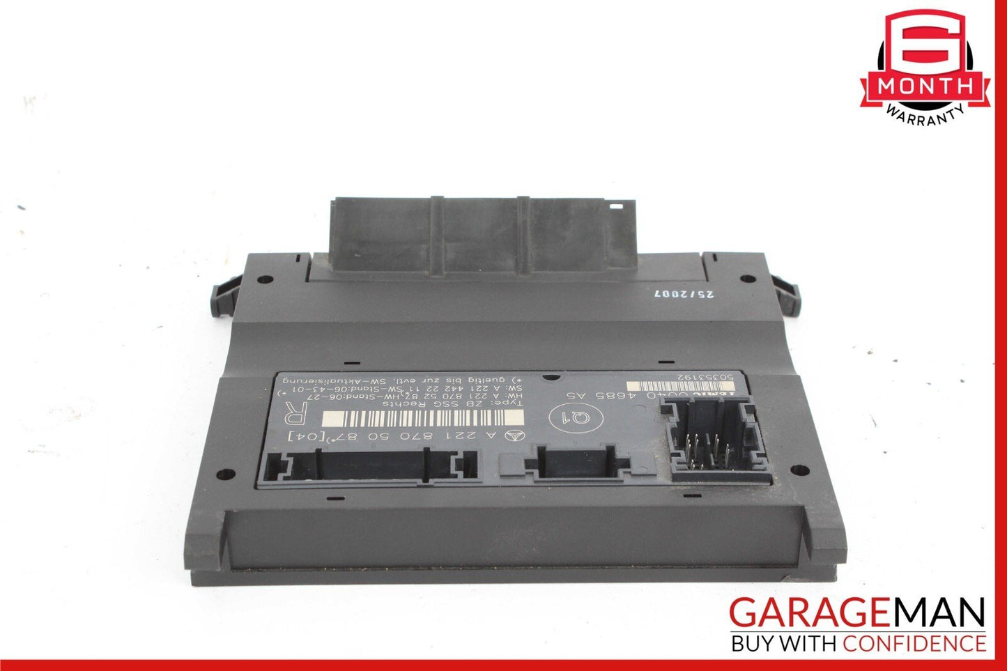 07-13 Mercedes W221 S550 S400 S350 Front Right Side Under Seat Control Unit OEM