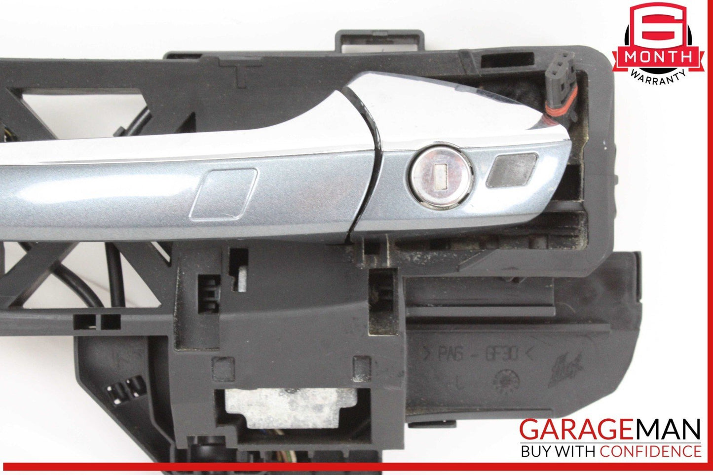 07-13 Mercedes W221 S550 Front Left Driver Side Exterior Door Handle Gray OEM