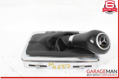 12-14 Mercedes W204 C250 Gear Shift Selector Indicator Knob Boot Assembly OEM