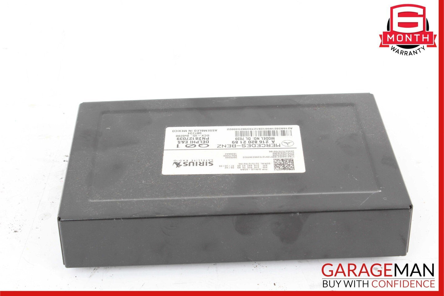07-14 Mercedes GLK350 CLS550 Sirius Satellite Radio Receiver Control Module Unit