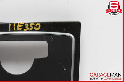 10-13 Mercedes W212 E350 E400 E550 Center Console Switch Trim Cover Bezel Wood