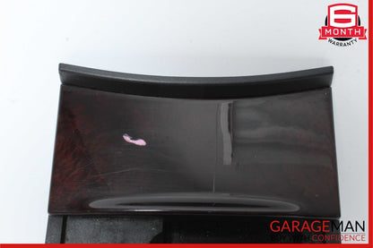 10-13 Mercedes W221 S550 Ash Tray Ashtray Lighter Cup Holder Trim Assembly Wood