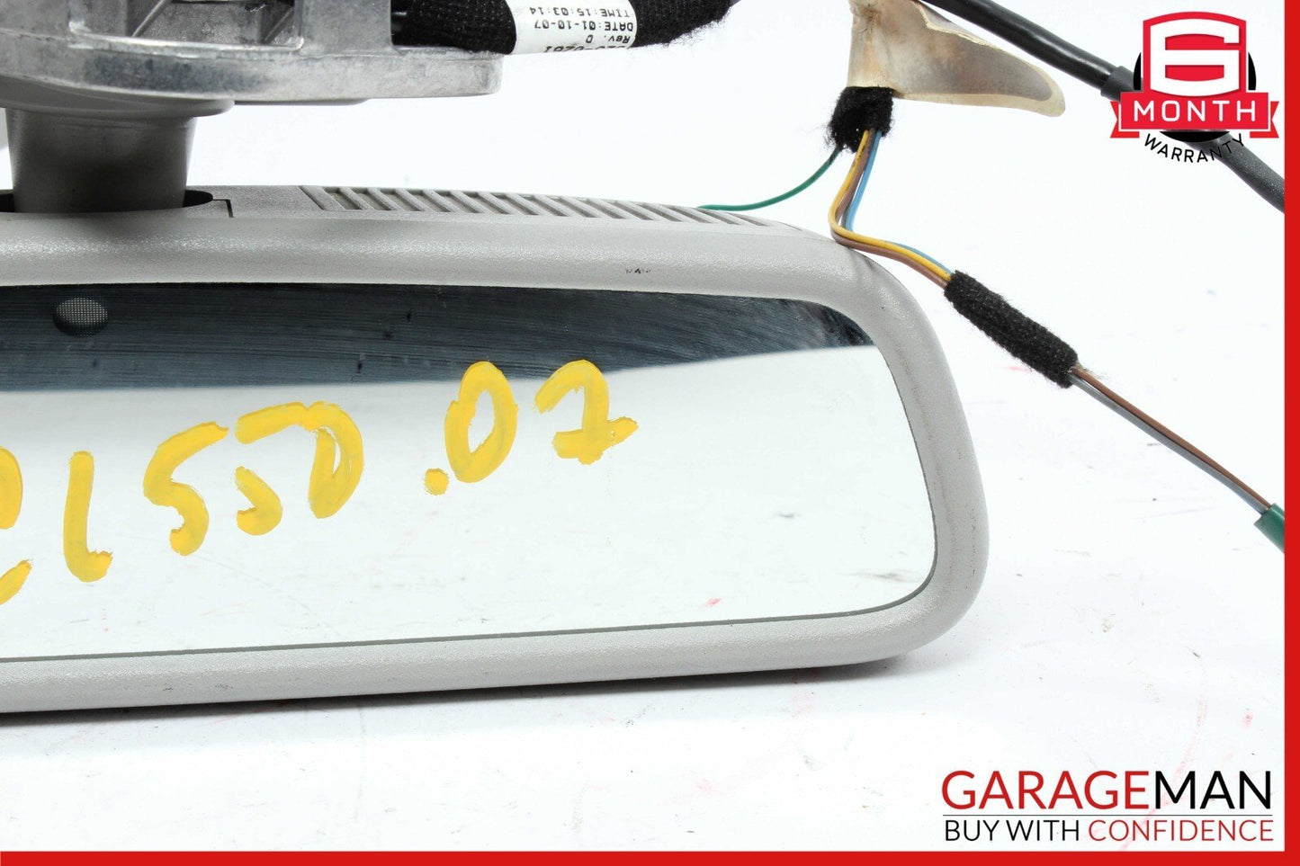 07-10 Mercedes W216 CL550 CL600 CL63 AMG Interior Rear View Mirror Gray OEM