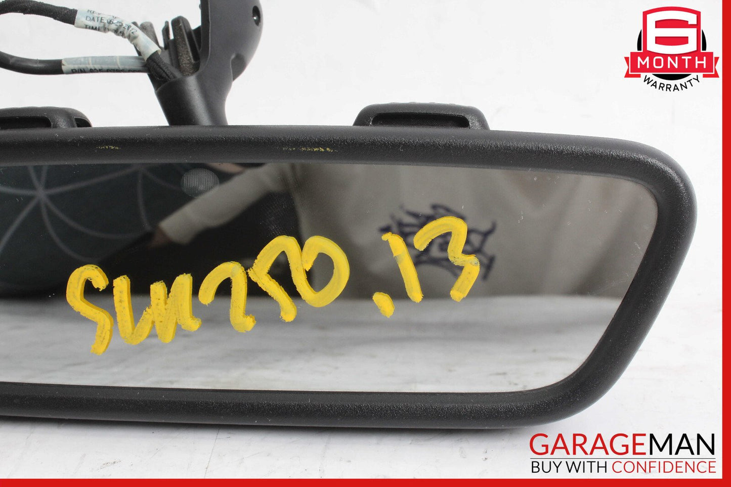 12-20 Mercedes R172 SLK250 SLK350 SLC300 Interior Rear View Mirror Black OEM
