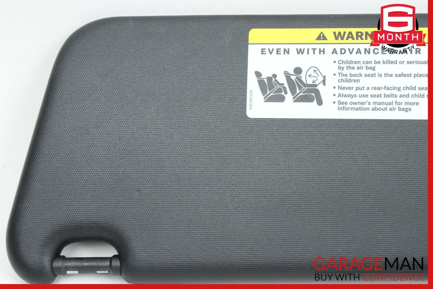 08-14 Mercedes W204 C350 C250 Front Right Side Sun Visor Sunvisor Shade Cover