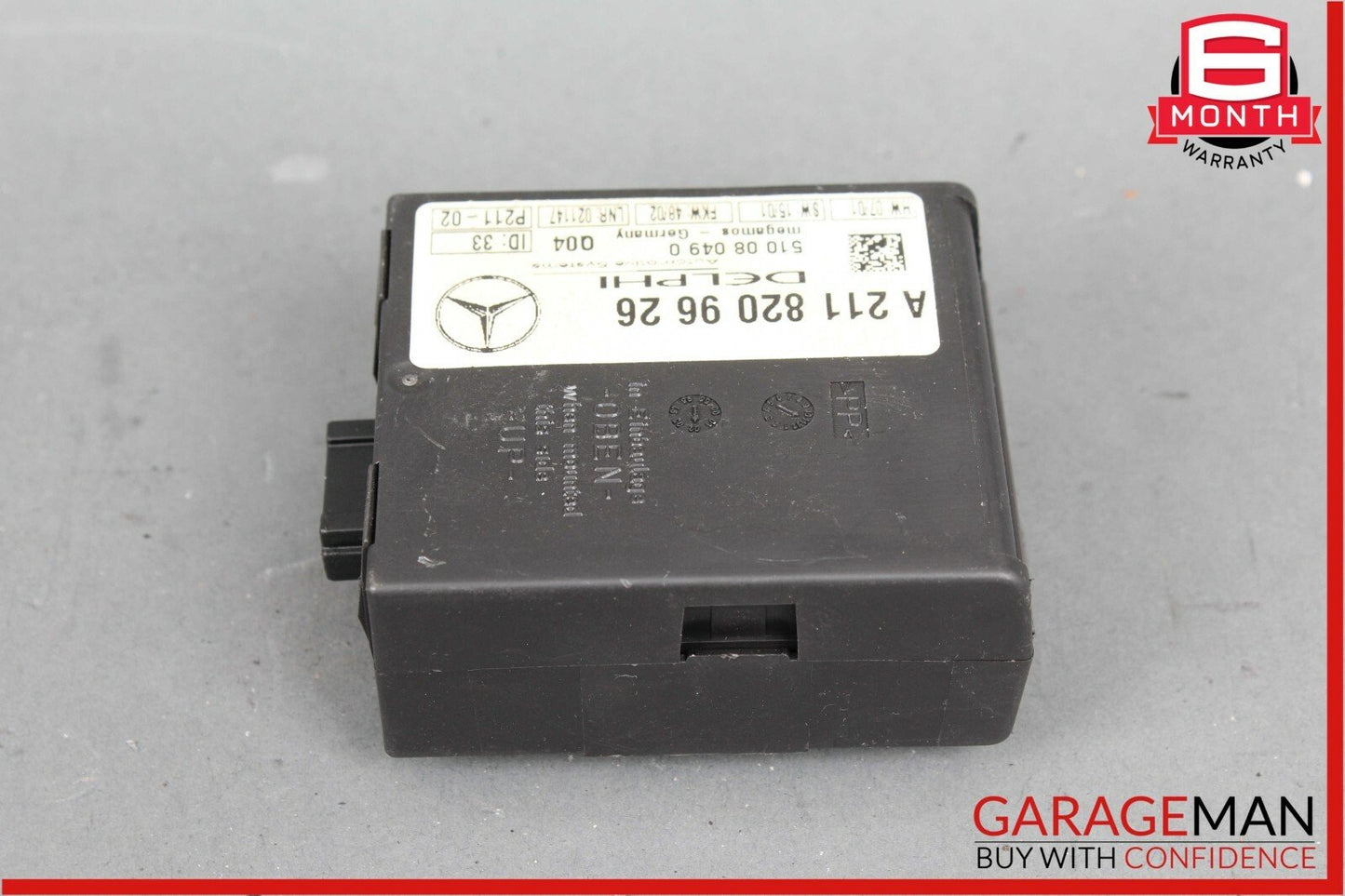03-06 Mercedes W211 E500 Anti Theft Alarm Control Module Unit 2118209626 OEM