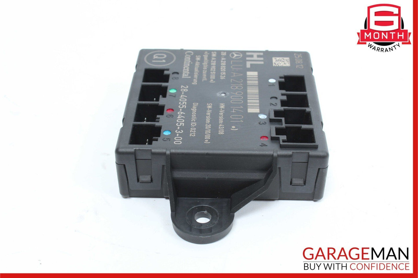 08-18 Mercedes W204 C250 Rear Left Side Door Control Module 2188201526 OEM