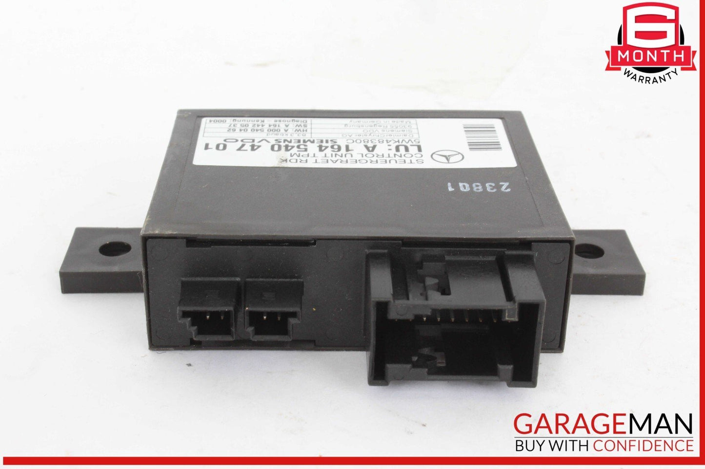 06-13 Mercedes W251 R350 4MATIC TPMS Tire Pressure Control 1645404701 OEM
