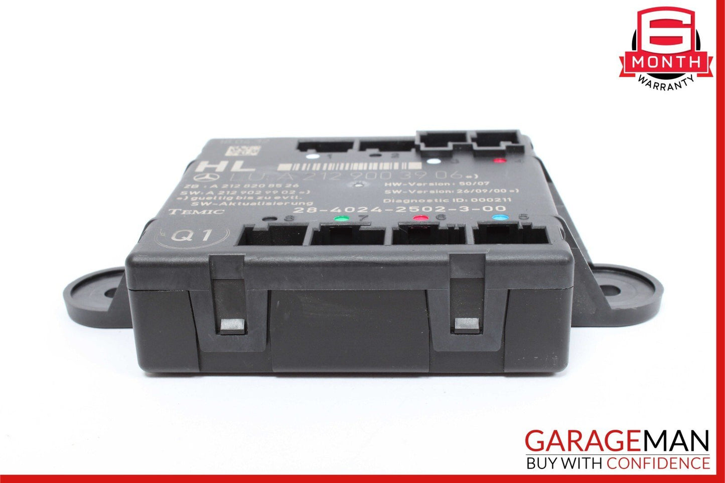 08-14 Mercedes W204 C250 C350 Sedan Rear Left Side Door Controller Module Unit