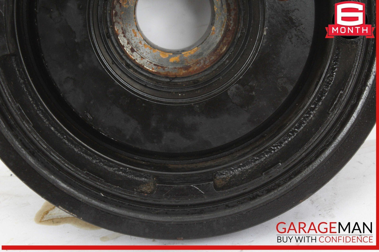 05-12 Mercedes W212 E350 Wagon Engine Motor Crankshaft Pulley Vibration Damper