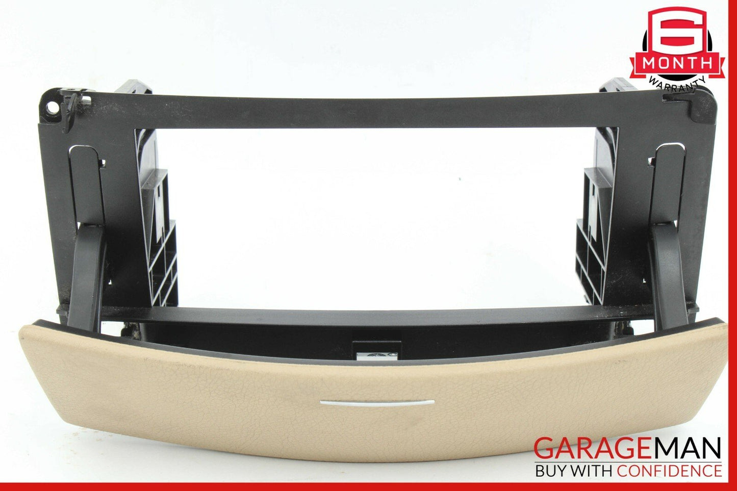 07-13 Mercedes W221 S350 S500 S550 Dash Console CD Player Cover Trim Panel Brown