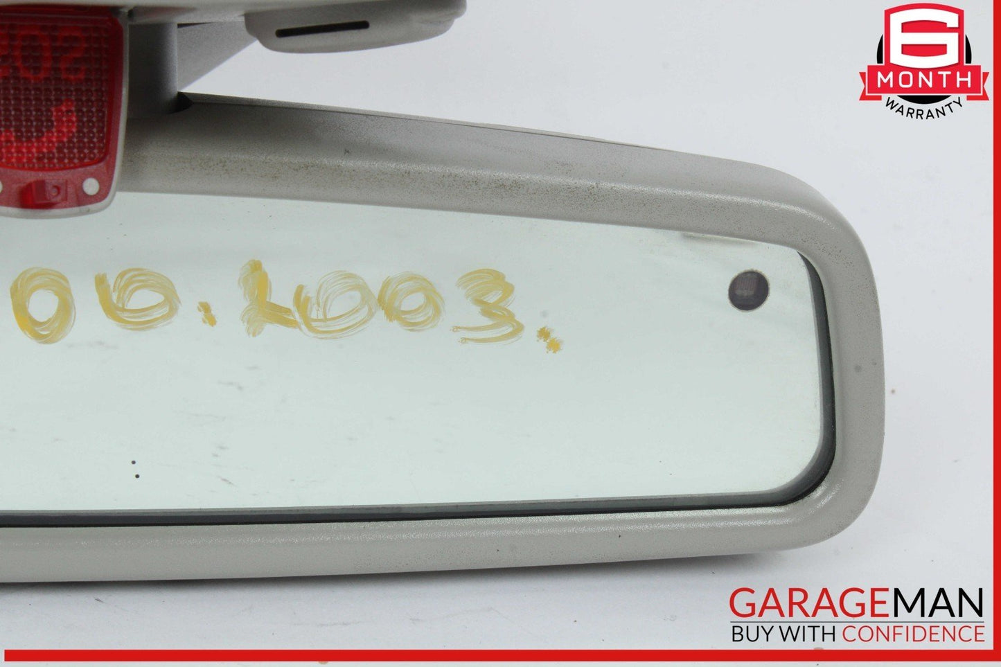 03-06 Mercedes R230 SL500 Interior Front Top Upper Rear View Mirror Gray OEM