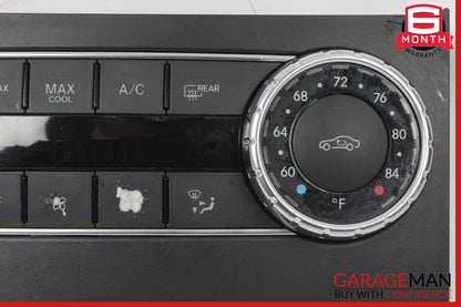 12-14 Mercedes W204 C250 AC A/C Heater Climate Control Switch Trim Assembly OEM