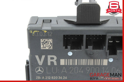 12-15 Mercedes W204 C250 C350 Coupe Front Right Side Door Control Module Unit