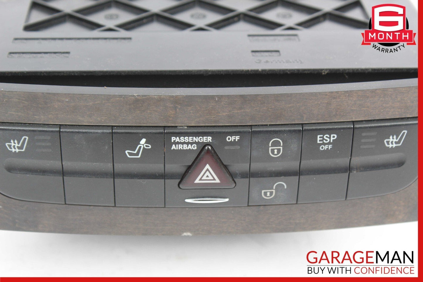 03-06 Mercedes W211 E55 E500 Center Console Control Switch Panel 2116800552 OEM