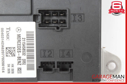 03-11 Mercedes W219 CLS550 CLS55 CLS63 AMG BCM Body Control Module Unit