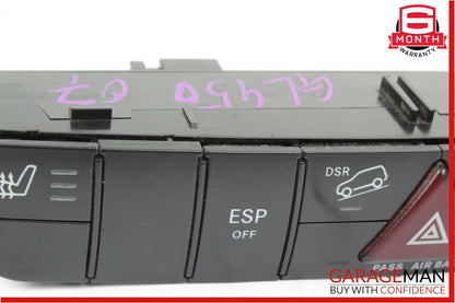 06-12 Mercedes GL450 ML550 Center Dash Hazard Light Switch Control Panel OEM