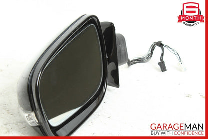 07-09 Mercedes W211 E350 Front Left Side Mirror Door Rear View Black OEM