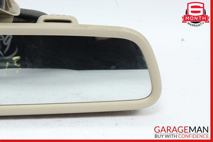 08-14 Mercedes W204 C250 C300 C63 AMG Top Upper Rear View Mirror Assembly Beige