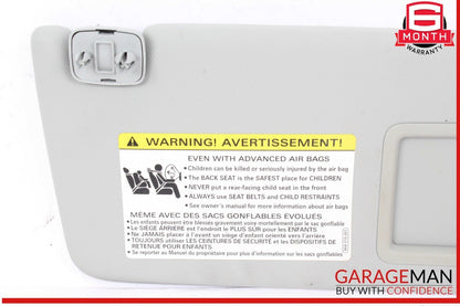 17-24 Audi A4 Front Right Passenger Side Sun Visor Sunvisor Gray 8H0010501 OEM