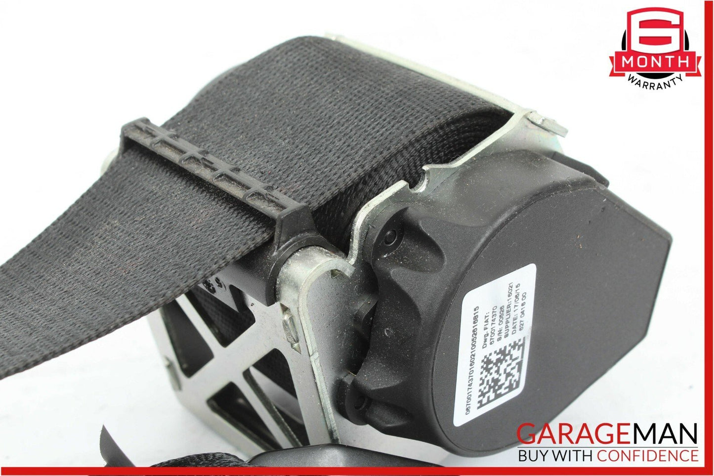 14-17 Maserati Ghibli Rear Right / Left Side Seatbelt Seat Belt Retractor Black