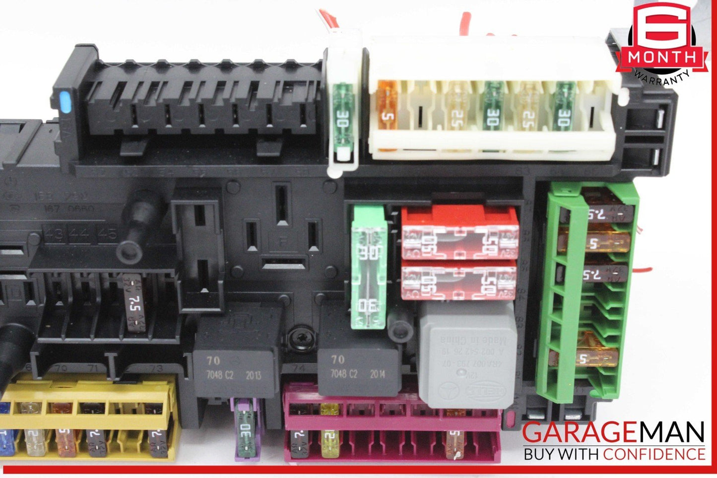 17-20 Mercedes R172 SLC300 SLC43 AMG Rear Relay Fuse Box SAM Control Module OEM