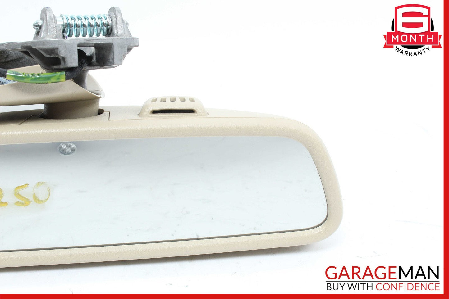 10-16 Mercedes W204 C250 E350 Interior Rear View Mirror Beige OEM