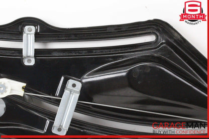 10-16 Mercedes W212 E400 Rear Left Door Window Regulator Frame w/o Motor OEM