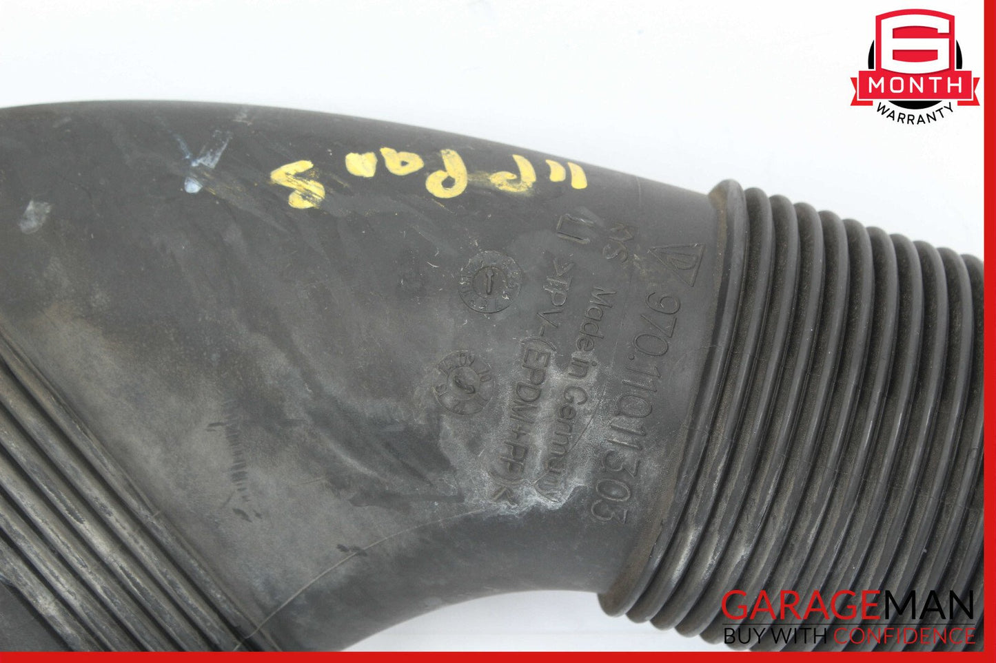 10-13 Porsche Panamera 970 Left Air Intake Tube Hose 97011011303 OEM